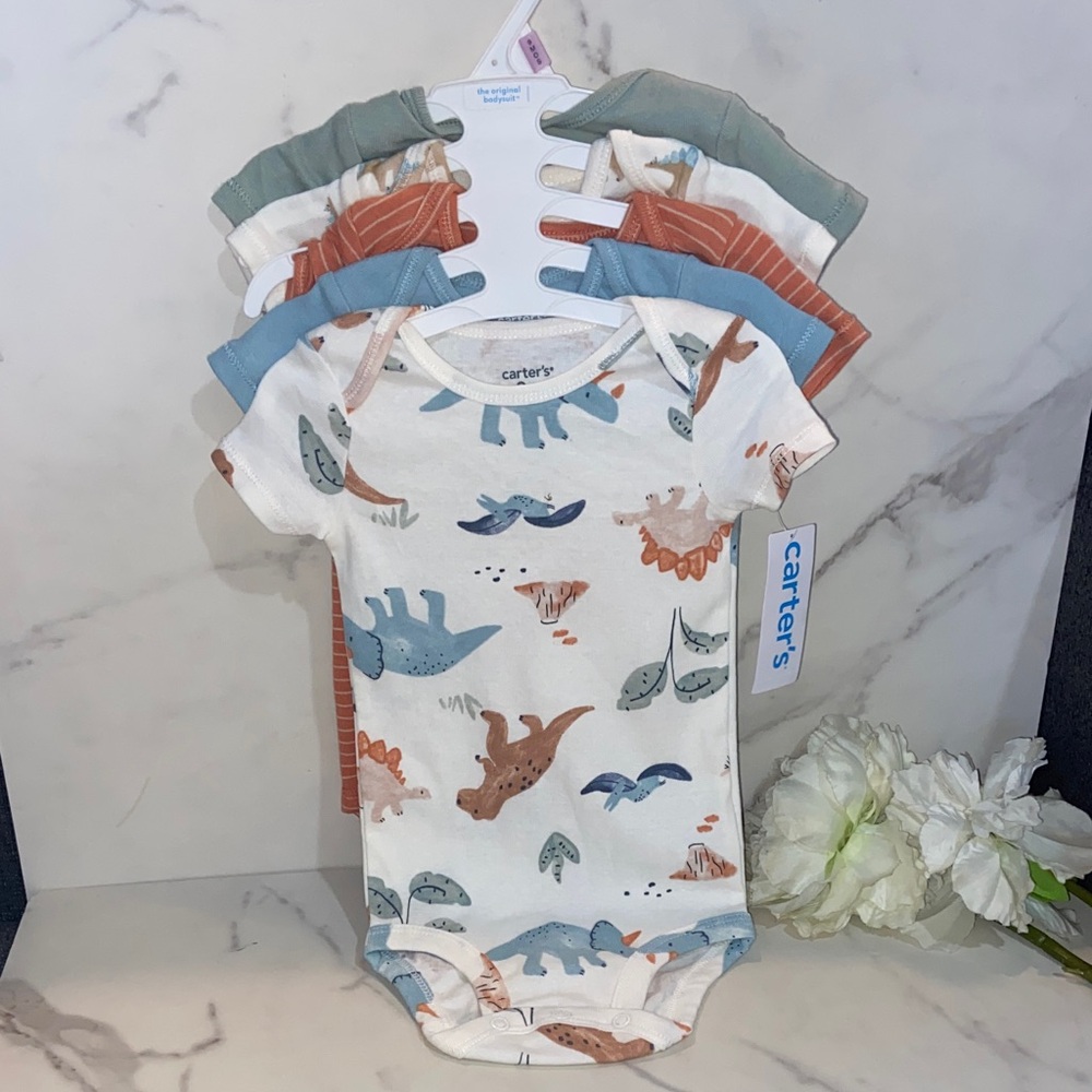 Carter's Dinosaur Print Kids One Piece - Multicolor Size 9Months